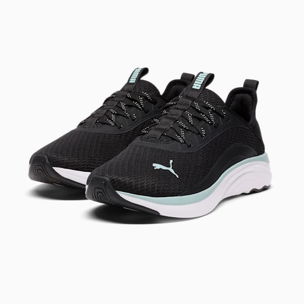 Tenis de running para mujer Sophia Vital SoftRide, PUMA Black-Modern Mint, extralarge